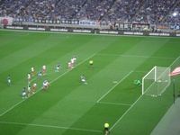 俊輔のPKが失敗する直前 俊輔のPKが失敗する直前